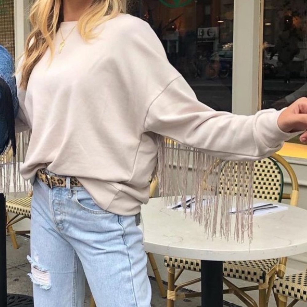 Fringe sweatshirt